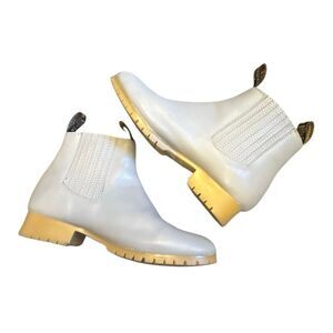 Botines Bicentenario Mija Boots Pedal Crema
